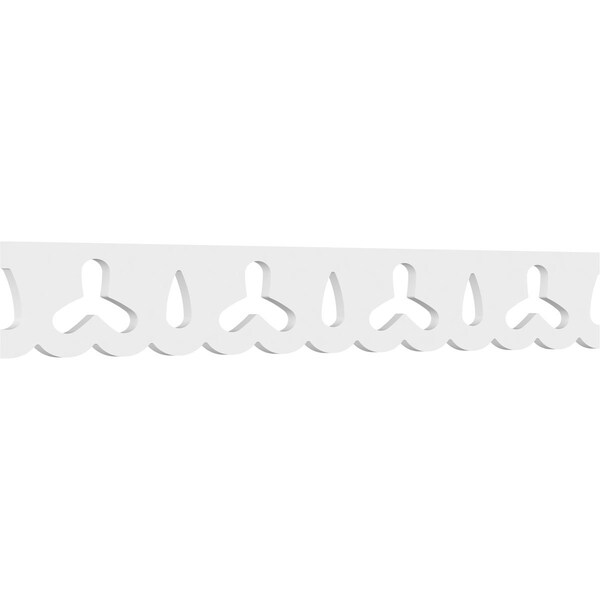 Ekena Millwork Holland Architectural Grade PVC Running Trim, 6"H x 5/8"P x 48"L RUNP06X0625X48HOL - main
